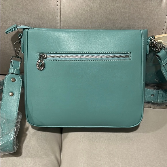 Valentino Orlandi Teal Crossbody Bag - Picture 8 of 9